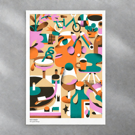 FESTA ITALIANA, krashkid – Kunstdruck Die guten Dinge